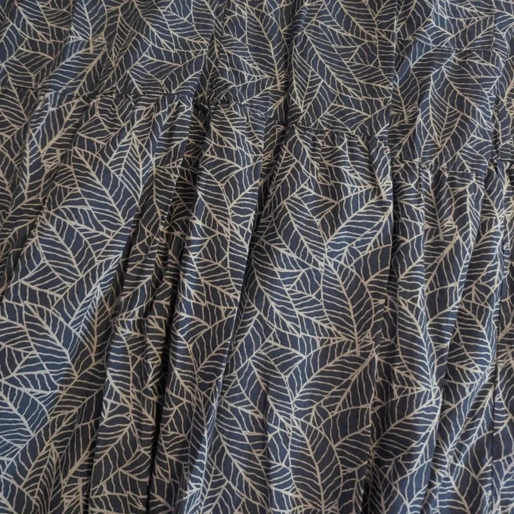 Esby Callie Dress - Denim Palm Leaf Small New With Tag - Picture 7 of 8